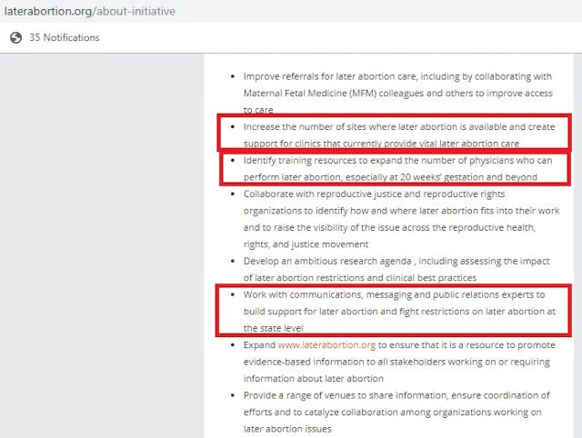 Image: Daniel Grossman board of Later Abortion Initiative LAI goals