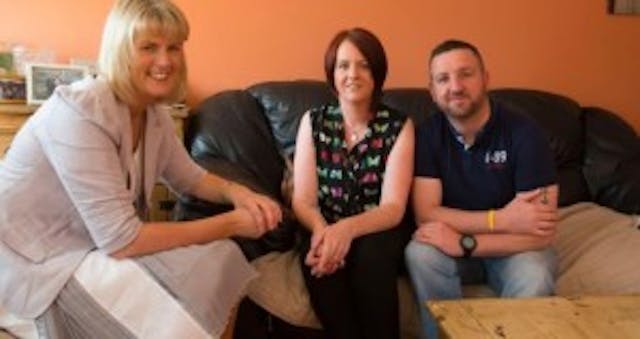 Joanne Doyle with Mandy and Tom Dunne Joanne Doyle with Mandy and Tom Dunne