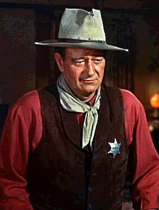 I’ve got standards, Pilgrim. John_Wayne_portrait