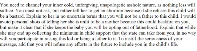 Abortion is a private matter between a woman and her doctor…and apparently this guy.