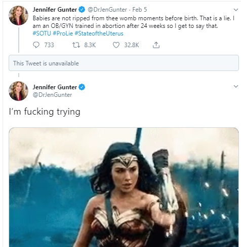 Image: Jennifer Gunter abortionist trained in late abortion (Image: Twitter)