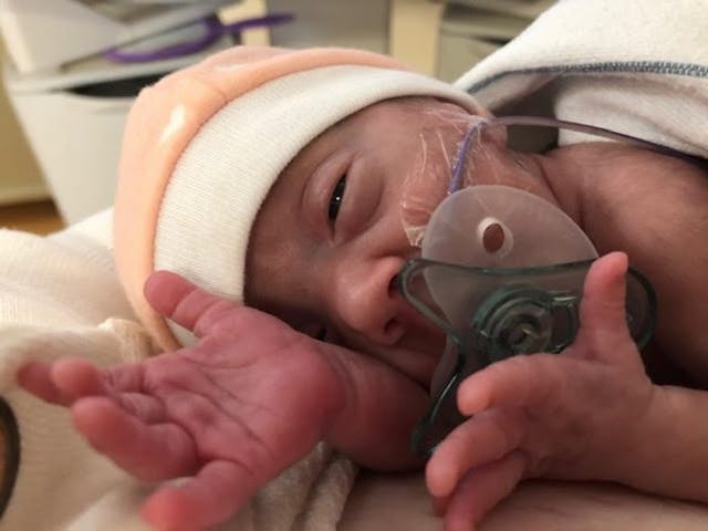 Mackenzie at almost a month old Mackenzie at almost a month old