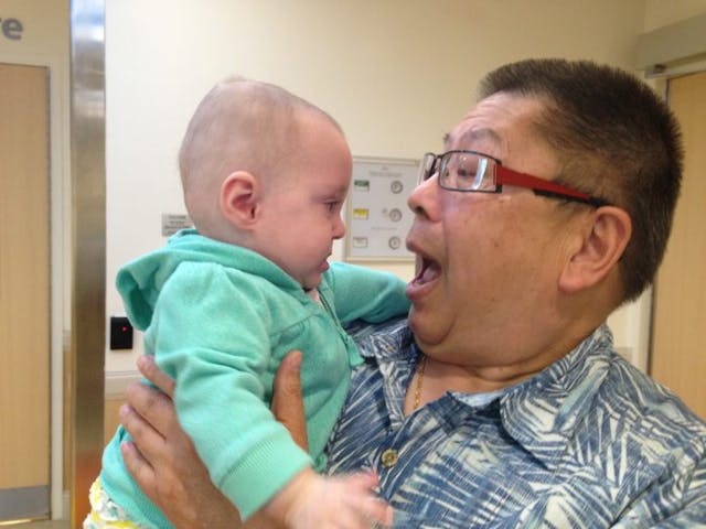 Naomi and Dr. Yup, the doctor who believed in her. Photo courtesy of Angela Bakker. Naomi and Dr. Yup, the doctor who believed in her. Photo courtesy of Angela Bakker.