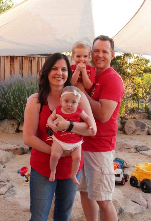 Naomi and her family. Photo courtesy of Angela Bakker. Naomi and her family. Photo courtesy of Angela Bakker.