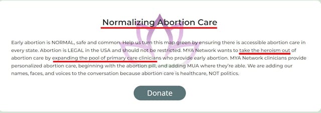 MYA Abortion Pill Network wants to normalize abortion Image: MYA Abortion Pill Network wants to normalize abortion