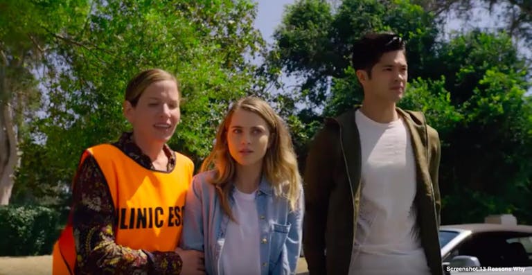 13 reasons why abortion scene