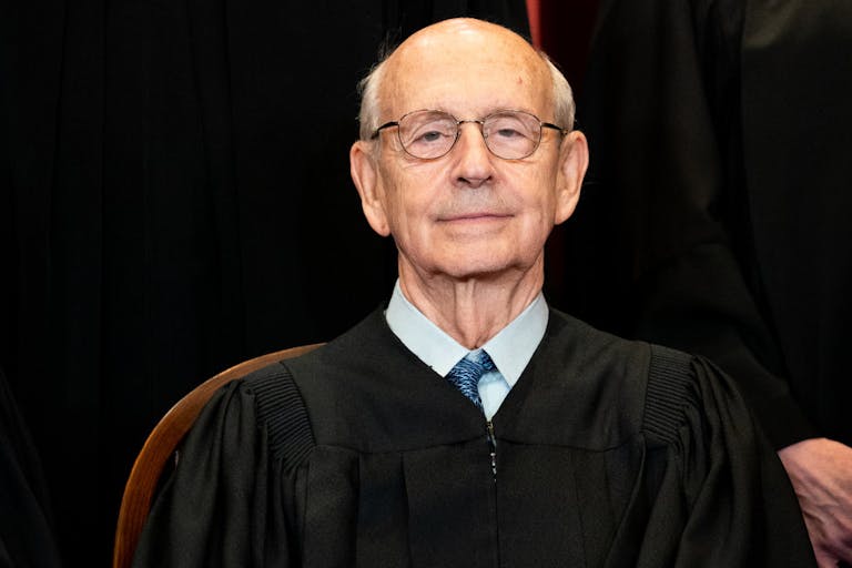 Supreme Court Justices Pose For Formal Group Photo