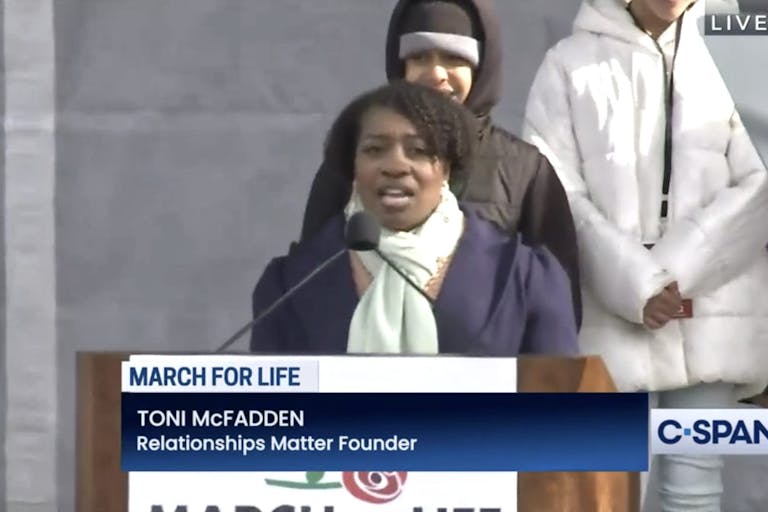 toni mcfadden march for life