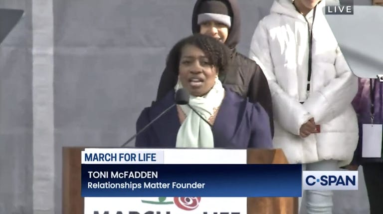 toni mcfadden march for life