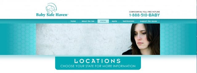 Find your local Baby Safe Haven laws and location