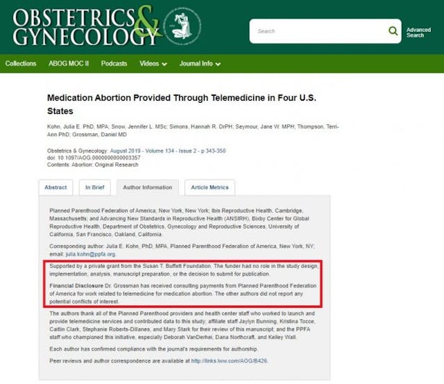 Buffett, originally invested in abortion pill manufacturer, funded abortion pill study Image: Buffett originally invested in abortion pill funds studies on abortion