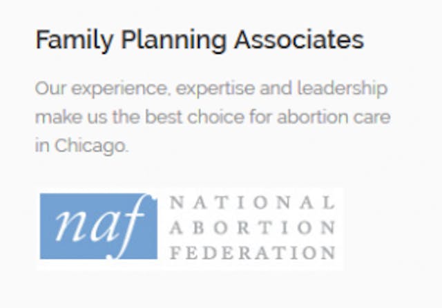 FPA CHicago abortion NAF