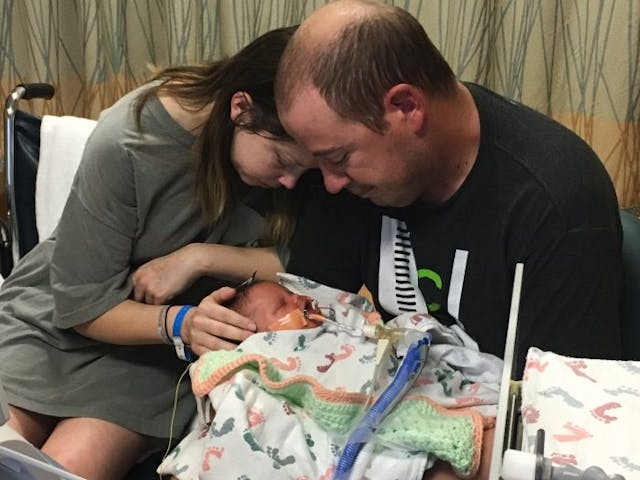 Baby Issac lived only a few days after birth, but his legacy will live forever image