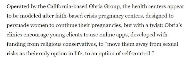 WAPO bias against pro-life Title x recipient Image: WAPO bias against pro-life Title x recipient