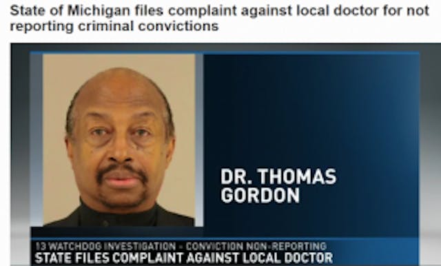 Abortion doctor Thomas J Gordon WZZM13