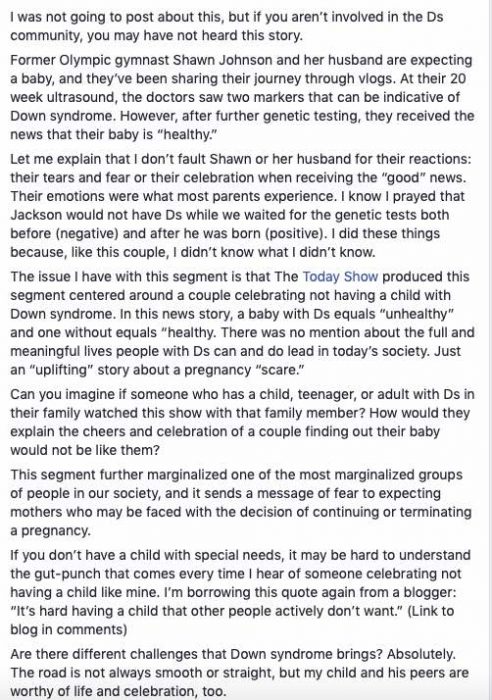 SHAME: Today Show portrayed Down syndrome in a purely negative light. Here’s what they didn’t tell you. image