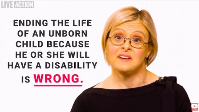 WATCH: Pro-Life Replies counters the claim, ‘Babies with disabilities are better off aborted’ image