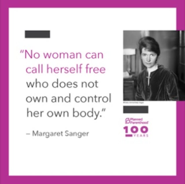 Margaret Sanger quote Planned Parenthood founder Margaret Sanger