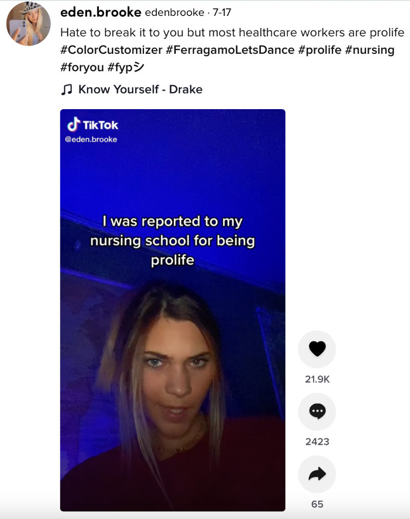 WATCH: 10 of the best pro-life TikToks of 2021 image