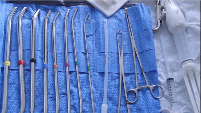Manual Uterine Aspirator MUA alongside abortion Dilators