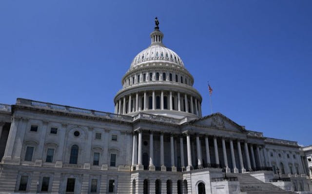 The US Capitol is seen in Washington, DC, on August 11, 2021. – The US Senate on August 10, 2021 approved the $1.2 trillion infrastructure investment plan backed by President Joe Biden…(Photo by Olivier DOULIERY / AFP) (Photo by OLIVIER DOULIERY/AFP via Getty Images) Hyde amendment