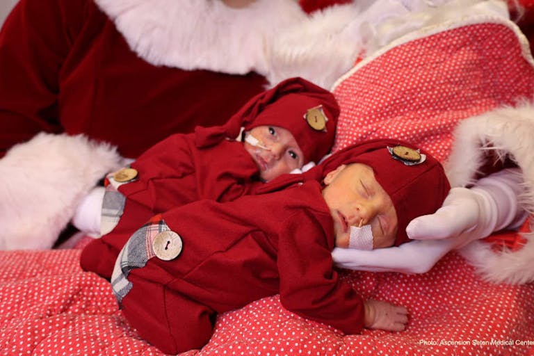 NICU Christmas babies