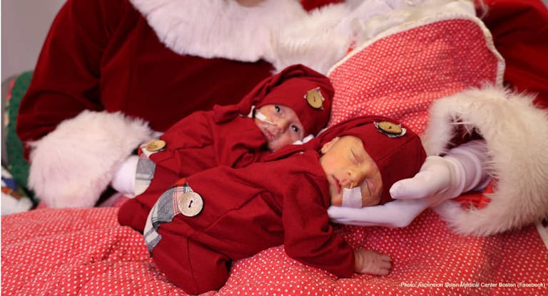 NICU Christmas babies