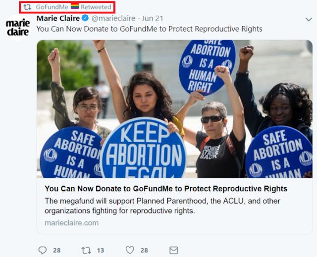 SHOCK: GoFundMe is now actively raising money for Planned Parenthood image