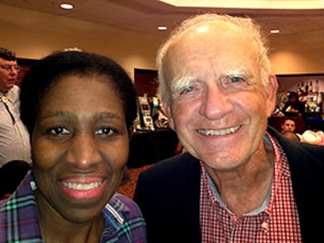 Dr. Sacco and ORTL Education Foundation Board President Joan Sage