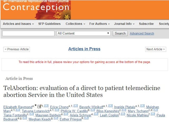 Image: June 2019 TelAbortion study Journal Contraception
