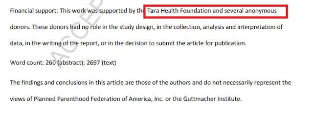 TelAbortion study includes TARA Health and anonymous donors Image: TelAbortion study includes TARA Health and anonymous donors