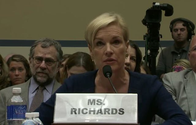 Cecile Richards Planned Parenthood 2015 testifies COngress