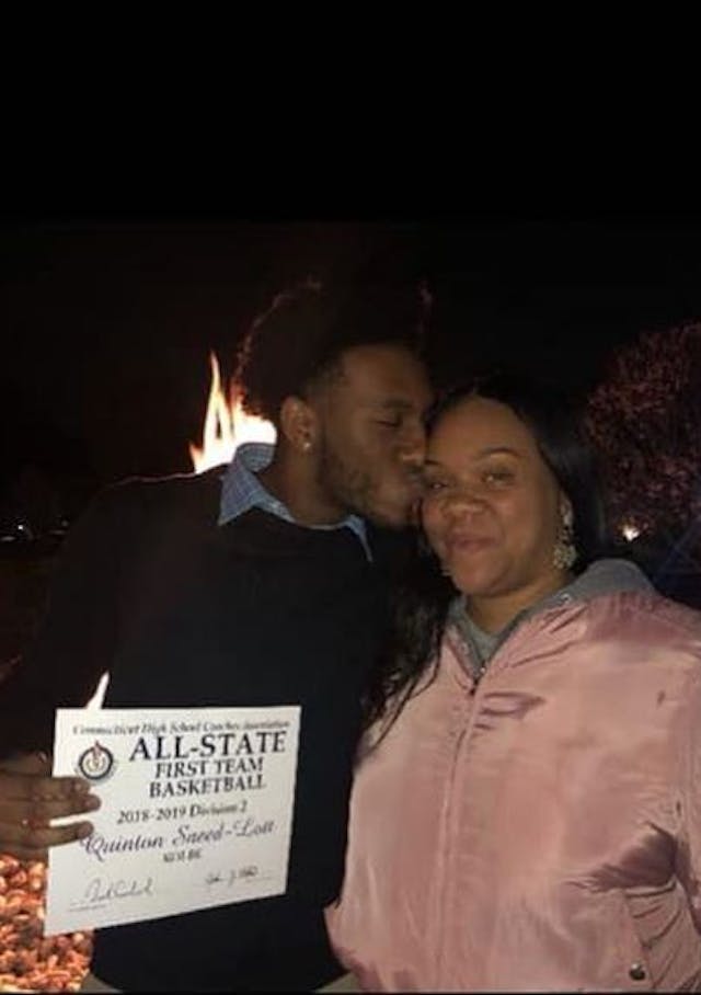 Proud mom Camille Joy and her son Quinton. Photo via Instagram. teen mom Camille Joy