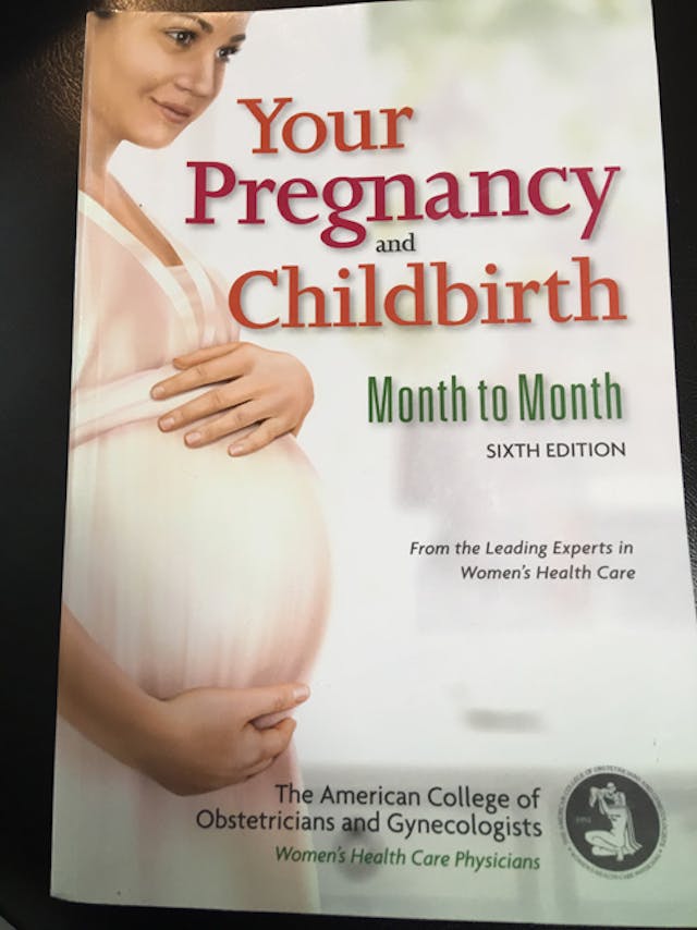 ACOG’s month-to-month pregnancy and childbirth book cover (HT: Carole Novielli) Why has ‘heartbeat’ just become a ‘medically inaccurate’ term? Abortion. image