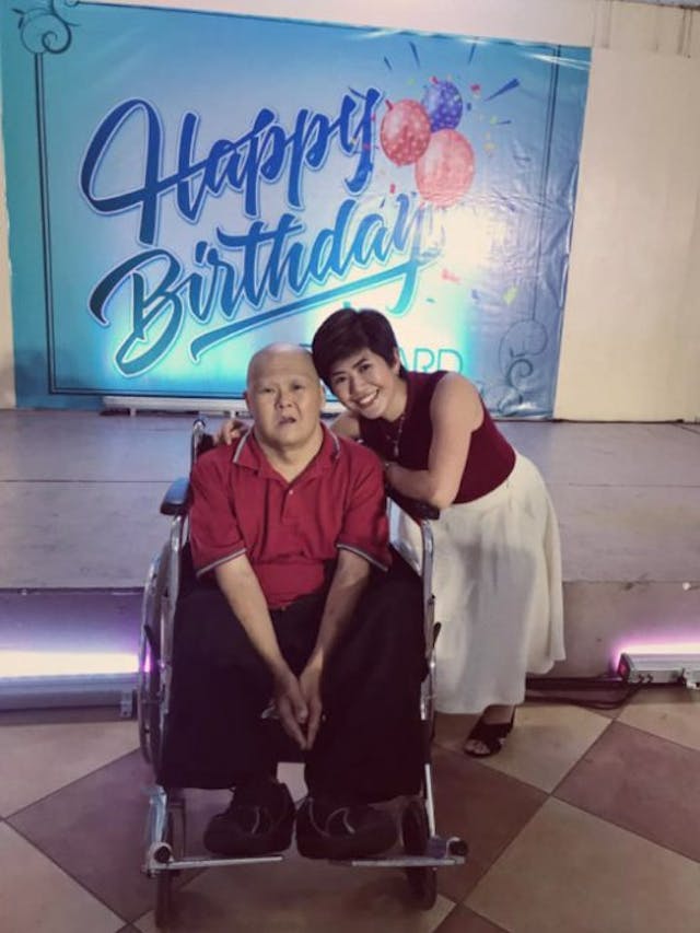 Photo via Facebook Daughter pens moving 50th birthday tribute to dad with Down syndrome image