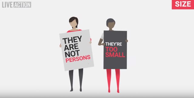 WATCH: Clump of cells or person? New Live Action video ends the debate image