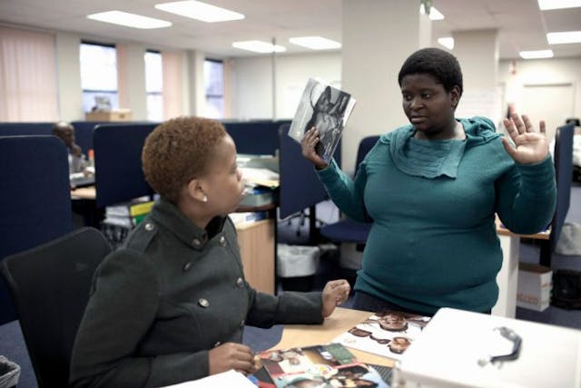 CAPE TOWN, SOUTH AFRICA: Nozi Samela, a Mentor Mother at mothers2mothers, has helped hundreds of pregnant women and mothers newly diagnosed with HIV by sharing her own story and giving them hope for the future when they thought there was none. Mothers2mothers (m2m), an NGO that works to eliminate pediatric AIDS and keep HIV-positive mothers alive in sub-Saharan Africa. (Photo by Per-Anders Pettersson) HIV positive