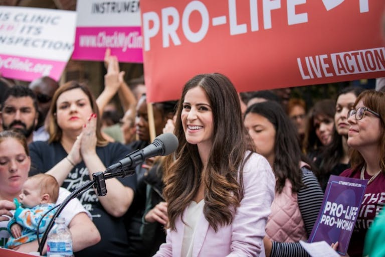 Lila Rose led pro-life rally at Planned Parenthood, calling for Rep. Brian Sims to resign Image: Lila Rose led pro-life rally at Planned Parenthood, calling for Rep. Brian Sims to resign