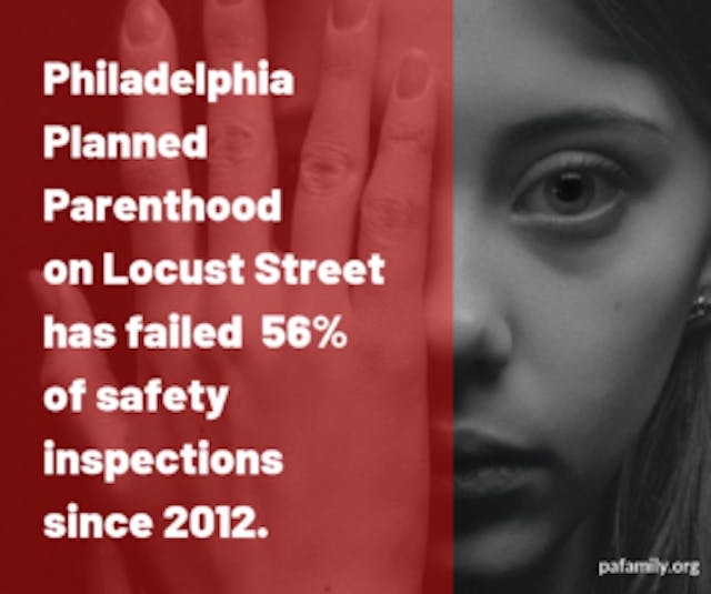 Planned Parenthood where state rep harassed pro-lifer failed over half of its inspections image