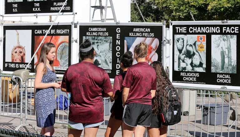 pro-life display