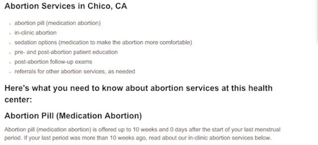 Chico PP - Medical Abortion 10 Wk