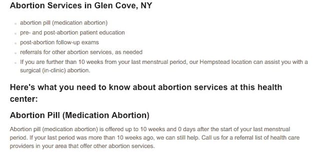 Glen Cove, NY - Medical Abortion 10 Wks