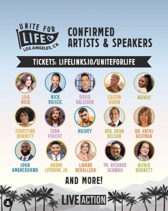 Live Action launches new campaign with ‘Unite for Life’ kickoff event image