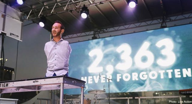 Nic Vujicic (Photo: Live Action) Live Action launches new campaign with ‘Unite for Life’ kickoff event image
