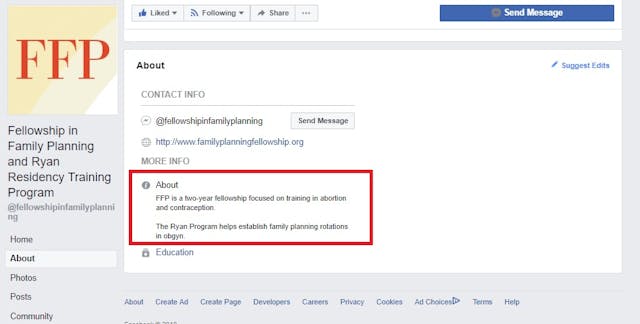 Fellowship in Family Planning FFP FB Page (Image credit: Facebook) Image: Fellowship in Family Planning FFP FB Page (Image credit: Facebook)