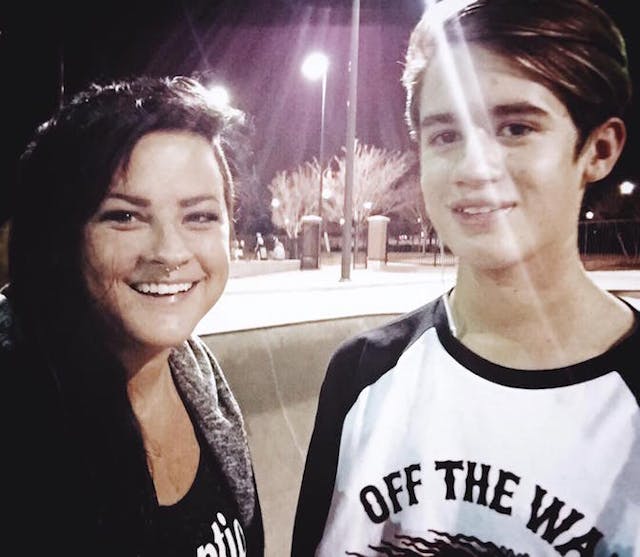 Herndon-De La Rosa and her son Photo used by permission of Destiny Herndon-De La Rosa