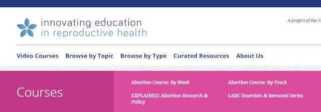 Innovating Education at UCSF abortion training Image: Innovating Education at UCSF abortion training