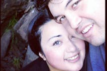 Karina Silva with husband