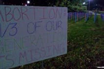 pro-life sign