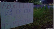 pro-life sign